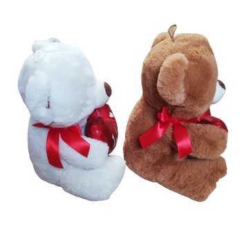 Мишка Тедди + Сердце ДЕНЬ СВЯТОГО ВАЛЕНТИНА 26см