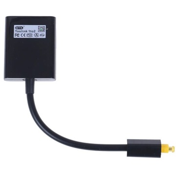 Cyfrowy Spdif optyczne rozdzielacz Audio 2 Wa