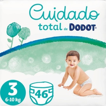 DODOT CUIDADO PIELUCHY ROZM.3 6-10KG 46SZTUK LC6