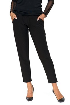 БРЮКИ ЧИНОС ЖЕНСКИЕ ЭЛЕГАНТНЫЕ, МОДНЫЕ ЧЕРНЫЕ MORAJ, размеры XL/XXL