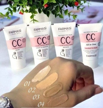 Farmasi Color Control легкий и средний СС-крем 02 SPF 21-30 50 мл