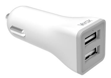 АВТОМОБИЛЬНОЕ ЗАРЯДНОЕ УСТРОЙСТВО 2xUSB УНИВЕРСАЛЬНОЕ 2.1А VAYOX