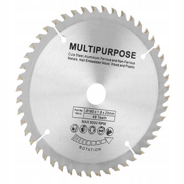 ДИСК WIDI ДЛЯ БЕНЗИНОВОГО BRITCHER 160*20*48T TCT