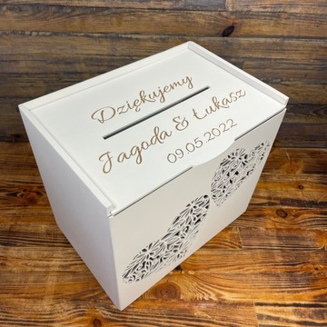 ДЕРЕВЯННАЯ КОРОБКА КОНВЕРТ КОРОБКА СВАДЕБНАЯ ГРАВИРОВКА