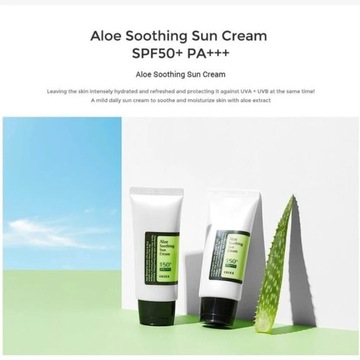 COSRX Aloe Soothing Sunscreen SPF50 PA Солнцезащитный крем