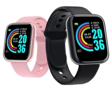 SMARTWATCH zegarek SMARTBAND Pulsometr Krokomierz