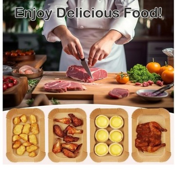 БУМАЖНЫЕ ВСТАВКИ ДЛЯ АЭРОФРИТЮРНИЦЫ 500 ШТ 20х14