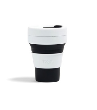 Stojo, kubek Pocket Black, 355 ml