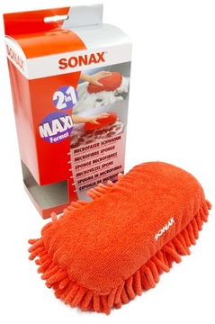 SONAX БОЛЬШАЯ ГУБКА ДЛЯ МОЙКИ АВТОМОБИЛЯ ИЗ МИКРОФИБРЫ