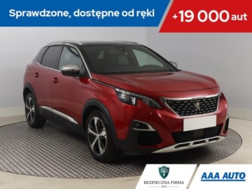 Peugeot 3008 II Crossover 2.0 BlueHDi 180KM 2017 Peugeot 3008 2.0 BlueHDi, 178 KM, Automat, Skóra