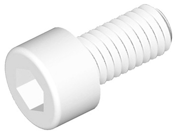 Śruba z poliamidu walcowa; Imbus; M6x45mm-1szt