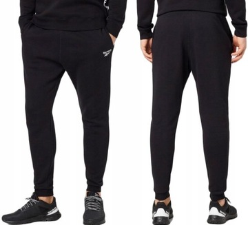 REEBOK SPODNIE DRESOWE MĘSKIE BAWEŁNIANE HG4456 - XXL