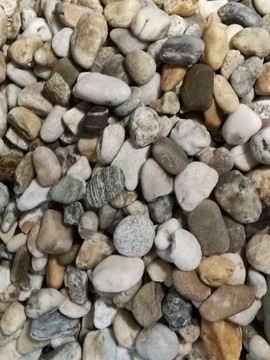 Галька Японская садовая медовая река бежевое золото 1-3 см 24 кг