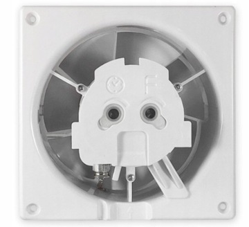 Вентилятор для ванной комнаты dRim Ø100 HS, серый плексиглас