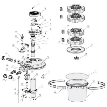 НАПОРНЫЙ ФИЛЬТР С УФ-ЛАМПОЙ 11ВТ ДЛЯ ПРУДА ОБЪЕМОМ ДО 8м3
