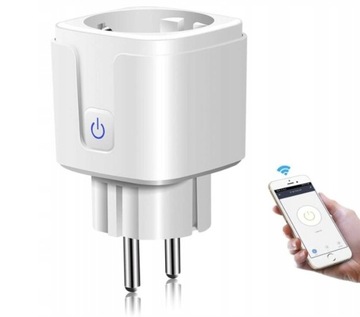Умная розетка, программатор-таймер, ваттметр, WIFI-штепсель TUYA SMART