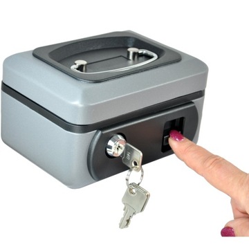 ЭКСКЛЮЗИВНАЯ МЕТАЛЛИЧЕСКАЯ ДЕНЕЖНАЯ КАССЕТА - автоматическое открытие с помощью рычага!