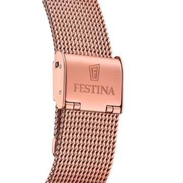 Zegarek Damski Festina F20477-1 różowe złoto