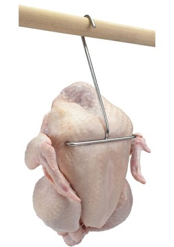 K-403 Hak fi 4 wędzarniczy do kurczaka 1 szt INOX