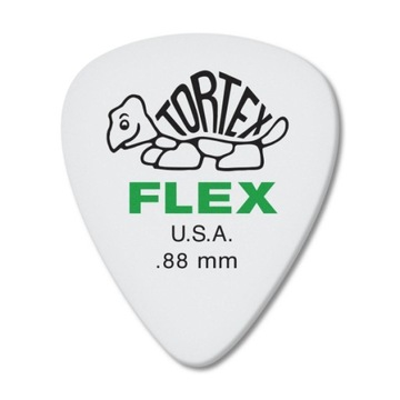 DUNLOP TORTEX FLEX KOSTKA KOSTKI DO GITARY 0,88 mm