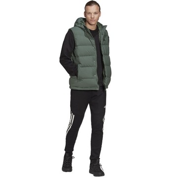 ADIDAS HELIONIC VEST _S_ Bezrękawnik Męskie Szary