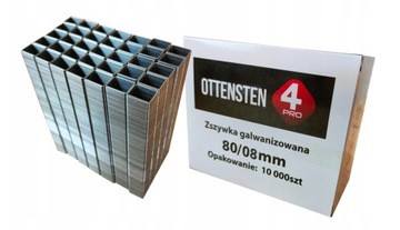 ZSZYWKI TAPICERSKIE TYP80 GA21 8mm 10000szt