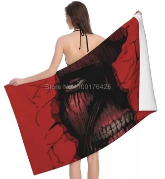 RĘCZNIK PLAŻOWY Z ANIME Attack On Titan 75x150cm