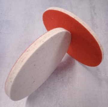 filc polerski tarcza na rzep krażek 150x10 mm