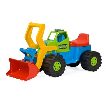 БОЛЬШОЙ ЭКСКАВАТОР НА ИГРУШЕЧНОЙ МАШИНЕ НА БОЛЬШИХ КОЛЕСАХ