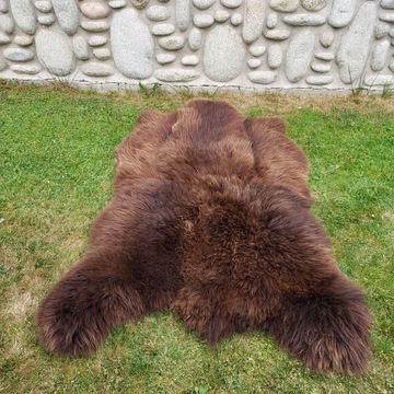 КОВЕР ИЗ КОЖИ МЕДВЕДЯ XXL из натуральной овечьей кожи