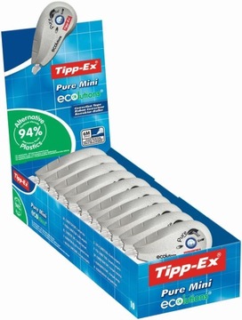 BIC ZESTAW KOREKTOR TIPP-EX PURE W TAŚMIE 6M X 5MM SZKOLNY BIUROWY X10
