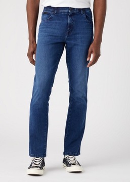 Męskie spodnie jeansowe proste Wrangler TEXAS SLIM W33 L30