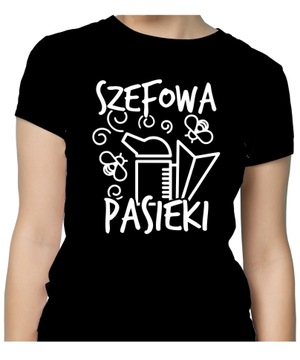 Prezent KOSZULKA SZEFOWA PASIEKI czarna M