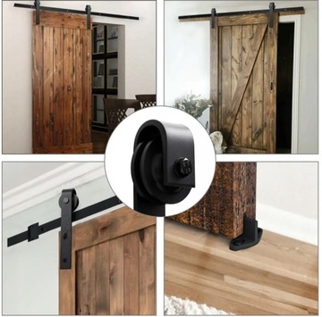 СИСТЕМА РАЗДВИЖНЫХ ДВЕРЕЙ LOFT + НАБОР РОЛИКОВЫХ НАПРАВЛЯЮЩИХ 2 м