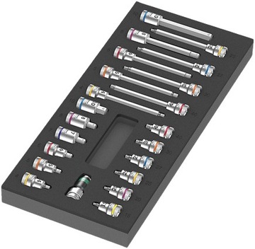 WKŁADKA PIANKOWA ZYKLOP 3/8''B, SET 1, 22CZ. WERA