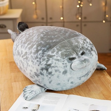 80CM FOKA MASKOTKA PLUSZOWA PLUSZAK PODUSZKA