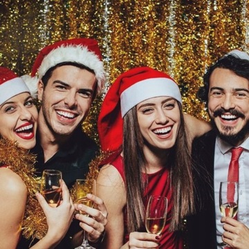 ПЛАТЬЕ САНТА-КЛАУСА, КОМПЛЕКТ САНТА-КАПЕА, ШАПКА