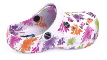 КРОКС ЖЕНСКИЕ ШЛЕПАНЦЫ, САДОВЫЕ ЦВЕТЫ, ШЛЕПАНЦЫ