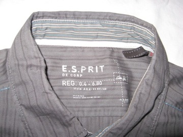 koszula długi rękaw Esprit paski xxl 2xl slim fit