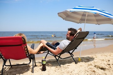 Ввинчивающийся держатель для садового пляжного зонта ВИНТ для песка.