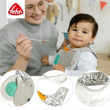 Нагрудник на липучке Слон из коллекции DoBabyDoo.