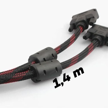 KABEL PRZEWÓD DVI-D DO DVI-D 24+1 DUAL LINK MONITORA