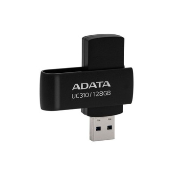 Флеш-накопитель ADATA UC310-128G-RBK, черный