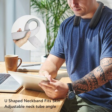 Стерео Bluetooth-динамик с шейным ободом и