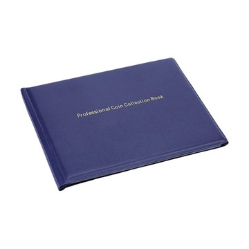 Album na monety, arkusze stron na monety, album na monety, niebieski