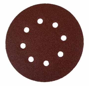 PAPIER ŚCIERNY RZEP KRĄŻKI DYSK 125mm 10szt-p120