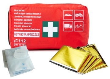 Комплект Аптечка Огнетушитель Треугольник Жилет в футляре