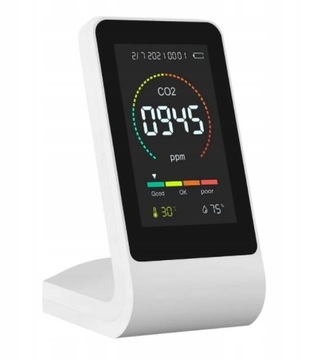 WIELOFUNKCYJNY MIERNIK CO2 3w1 Detektor CO2