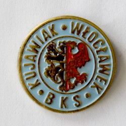 Odznaka BKS Kujawiak Włocławek (PRL, lakier)