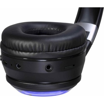 Беспроводные накладные наушники со съемным микрофоном Bluetooth 5.3 LED SD